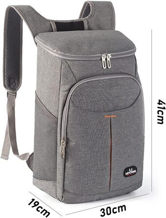 Рюкзак-холодильник 25 л, терморюкзак, сумка для пікніка, велика ізольована сумка-холодильник для чоловіків та жінок для пляжу/пікніка/кемпінгу/барбекю/походів, синій