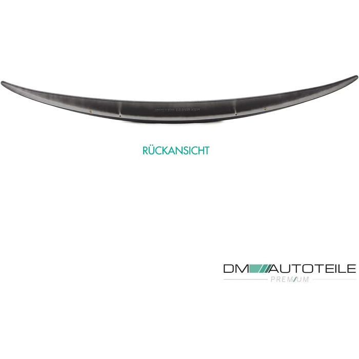 Комплект DM Autoteile Sport Rear Spoiler Black Matt 3M підходить для E-Class W213, також AMG E63