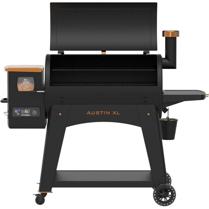 Пелетний гриль-коптильня PIT BOSS Austin XL Onyx Edition з функцією прямого відкритого вогню
