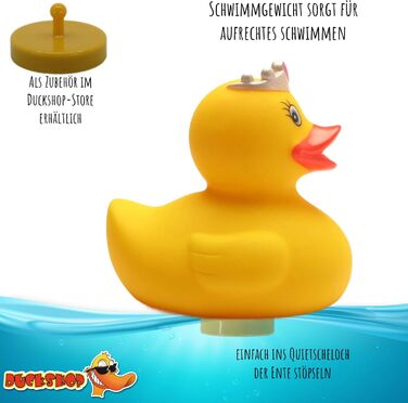 Принцеса гумова качка I Принцеса пищаща качка IL 7,5 см I вкл