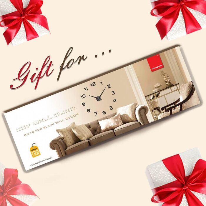 Сучасний німий DIY Великий настінний годинник 3D наклейка для декору домашнього офісу подарунок