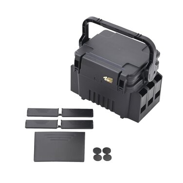 Чорний - Коробка для приманок, рибальська коробка для воблерів та м&39яких пластикових приманок, коробка для приманок, рибальський кейс, 7055 31.3x23.3x22.2