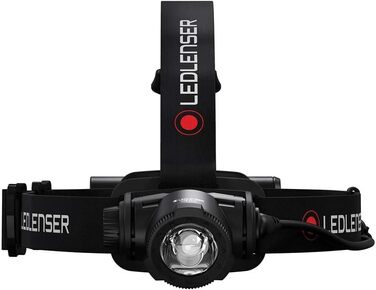 Налобний ліхтар Ledlenser H7R Core LED, 1000 люмен, перезаряджається від літієвої батареї, водонепроникний IP67, фокусується, плавно регулюється яскравість, постійне світло, дальність променя 250 м, магнітний зарядний кабель USB, один налобний ліхтар