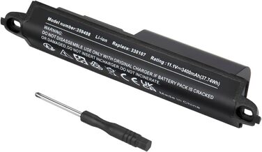 Акумулятор для Bose SoundLink III 330107 359498 330107A 359495 330105 330105A Замінний акумулятор для Bose SoundLink Bluetooth Mobile Speaker II 404600, 11.1V 3400mAh 359495