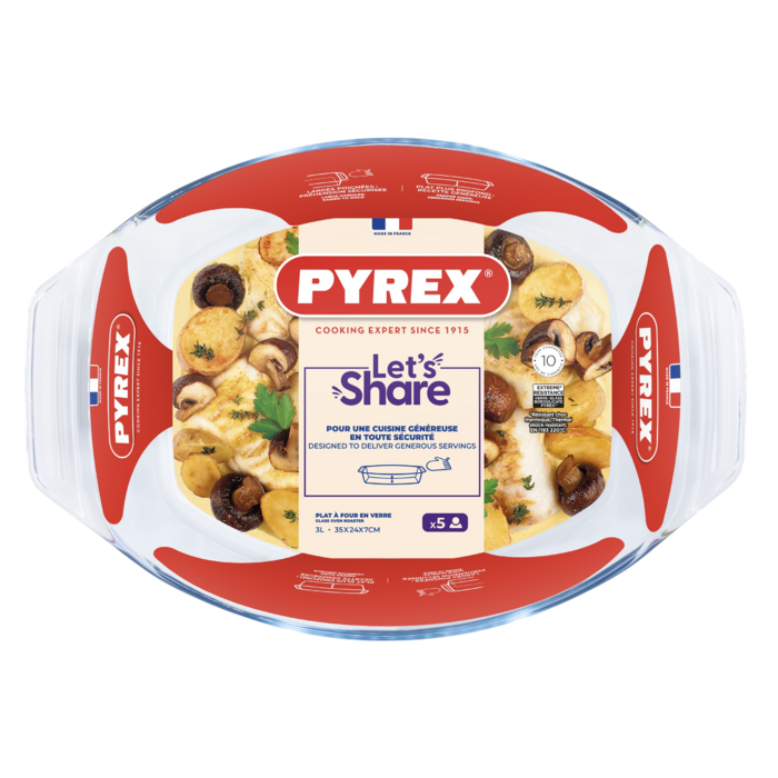 Форма для запікання Pyrex, 35х24х7 см (3 л)  (7092339)