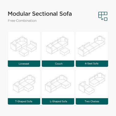 Кутовий диван з функцією сну, 4-місний модульний диван, диван-ліжко для вітальні, великий диван-кушетка з функцією сну 319 см x 92 см білий