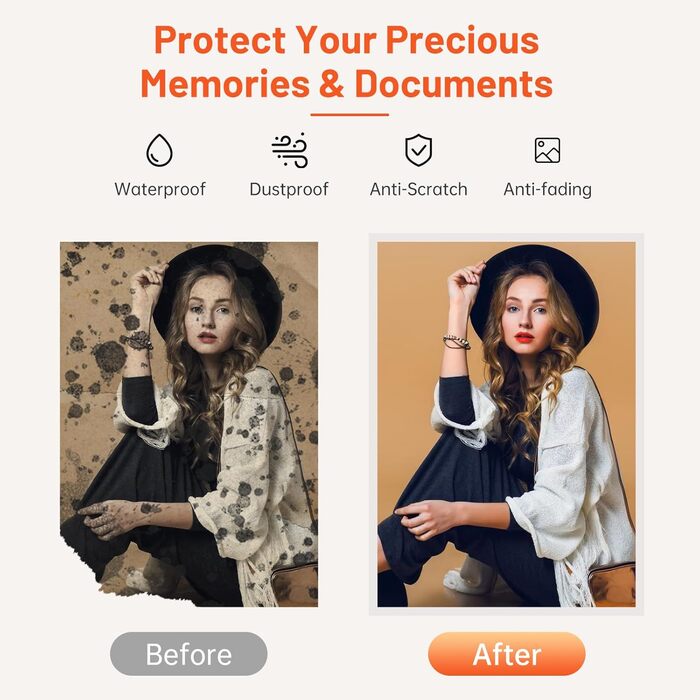 Ламінатор A3 A4 з 25 ламінувальними пакетами, 9-в-1 ламінатор A3 A4 A5 A6, ламінатор з різаком для паперу та закруглювачем кутів, ламінатори для фотографій для домашнього, офісного та шкільного використання