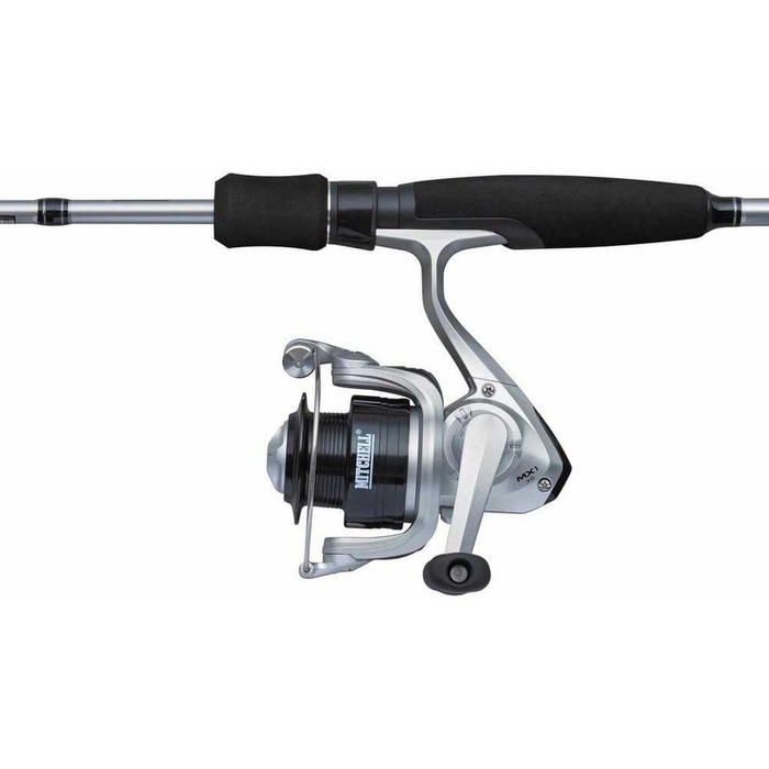 Комплект вудки та котушки Mitchell MX1 Lure Spinning Combo ідеальний набір для лову на різні приманки та спінінга. Чудове співвідношення ціни та якості, ідеальний подарунок для рибалки.