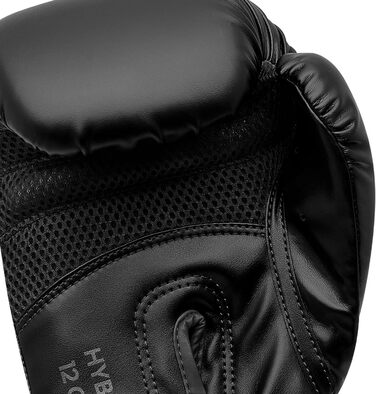 Боксерські рукавички adidas Hybrid 80 - підходять для боксу, кікбоксингу, MMA, фітнесу та тренувань - для дітей, чоловіків та жінок, чорні, 340 г