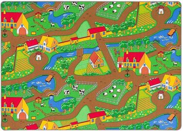 Килим Pergamon Street Килим двосторонній дитячий ігровий килимок для дитячої кімнати та ігрової кімнати 100х165 см Duoplay