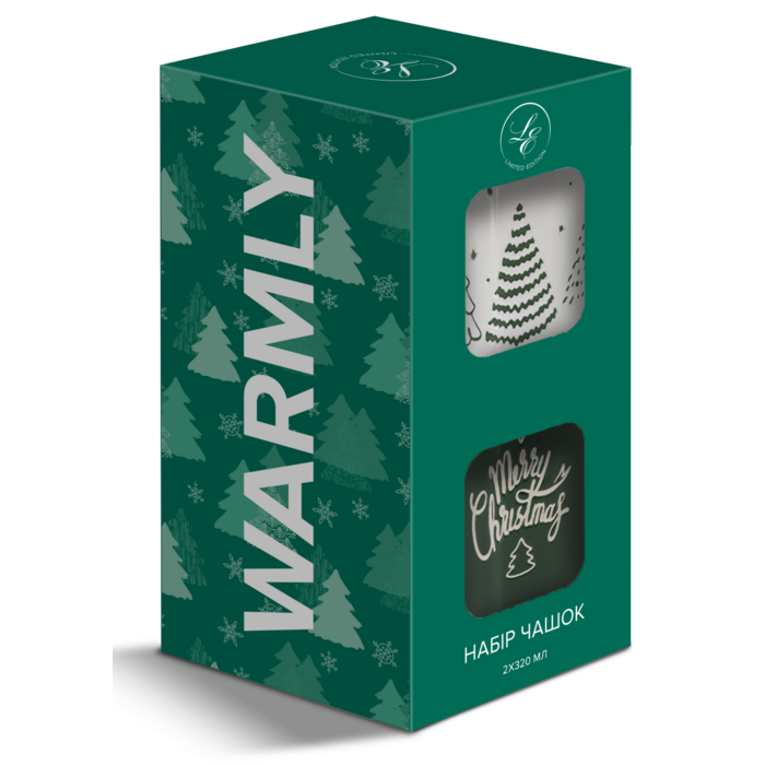 Набір чашок Limited Edition NY Warmly Green, 2х320 мл (7133565)