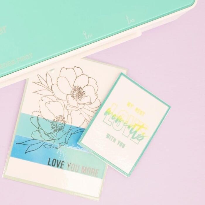 Гарячий та холодний ламінатор та аплікатор плівки Craftelier, для конвертів від 80 до 125 мікрон, для заклеювання документів розміром до 33 см, зручний у використанні в офісі, вдома чи в школі