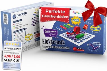 Набір електроніки noDNA для дітей, Набір для електронних експериментів для дітей віком від 8 років - 300 експериментів для дітей віком від 8 років, Подарунковий набір електроніки для 8-річних хлопчиків, **Діти**