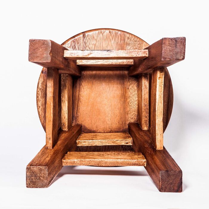 Дитячий стілець FairEntry, табурет, дитячий стілець з масиву дерева з мотивом кота, висота сидіння 25 см для нашої дитячої групи с