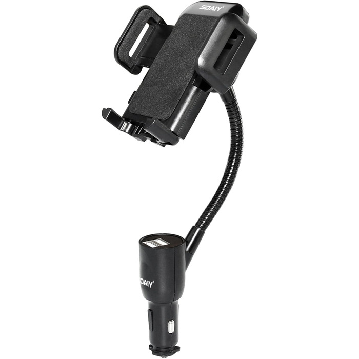 В-1 універсальний автомобільний тримач із зарядним пристроєм подвійний USB адаптер живлення прикурювача функція зарядки в т.ч. сві