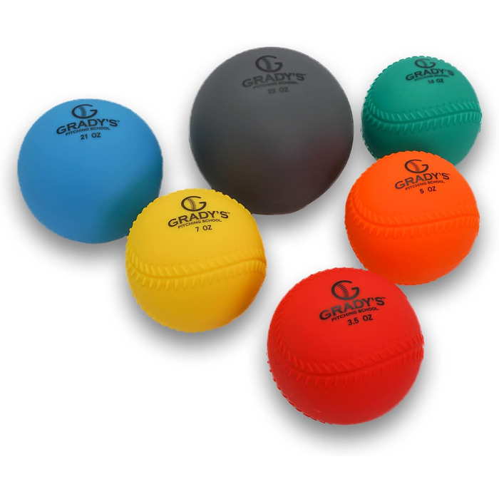 Набір обтяжених м&39ячів Plyo з прошивкою та сумкою для перенесення, 32, 21, 14, 7, 5, 99,2 г для тренувань з кидка/швидкості