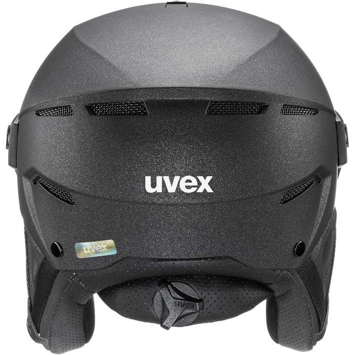 Лижний шолом для чоловіків та жінок - з козирком - індивідуально регульований розмір Чорний матовий 59-61 см