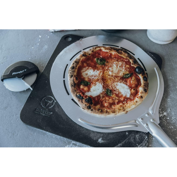 Камінь для піци BlackSteel - сталь для випікання для духовки та гриля - прямокутне деко для духовки - 35см х 35см х 6мм Легована с