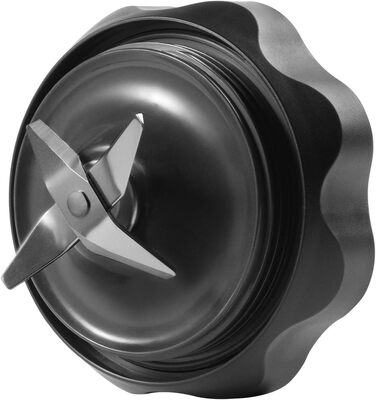 Повнорозмірний блендер nutribullet Combo, електричний блендер, багатофункціональний подрібнювач, професійний, потужність 1200 Вт, глечик 1,9 л, банки 946 мл і 710 мл, чорний, NBF500MB комбінований пакет