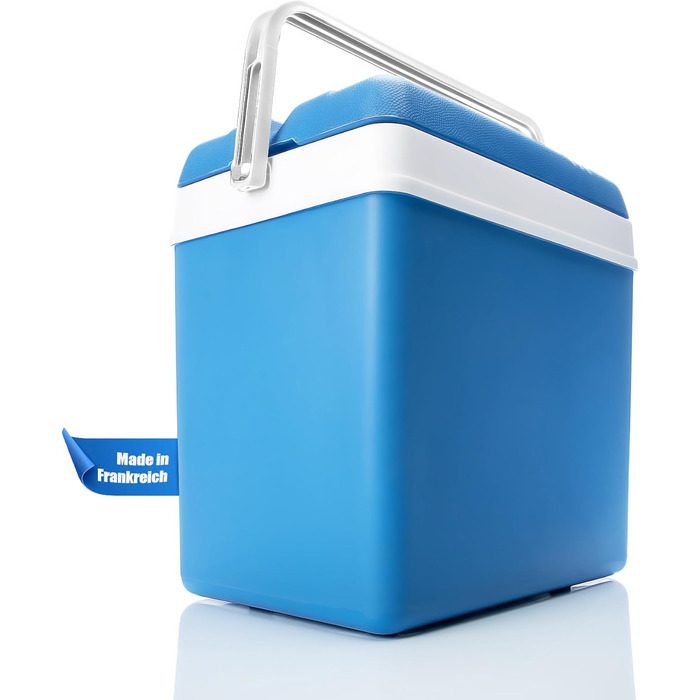 Холодильник BigDean на 24 літри - Холодильник без електрики, зберігає прохолоду до 11 годин - виготовлений з пластику - Міцний холодильник