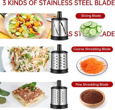 Електрична овочерізка AMZCHEF Аксесуари для повільної соковижималки ZM1501 & GM3001 - ZM1501 Аксесуари - GM3001 Аксесуари - Без машини, тільки аксесуари в комплекті - 3 знімні лопаті барабана