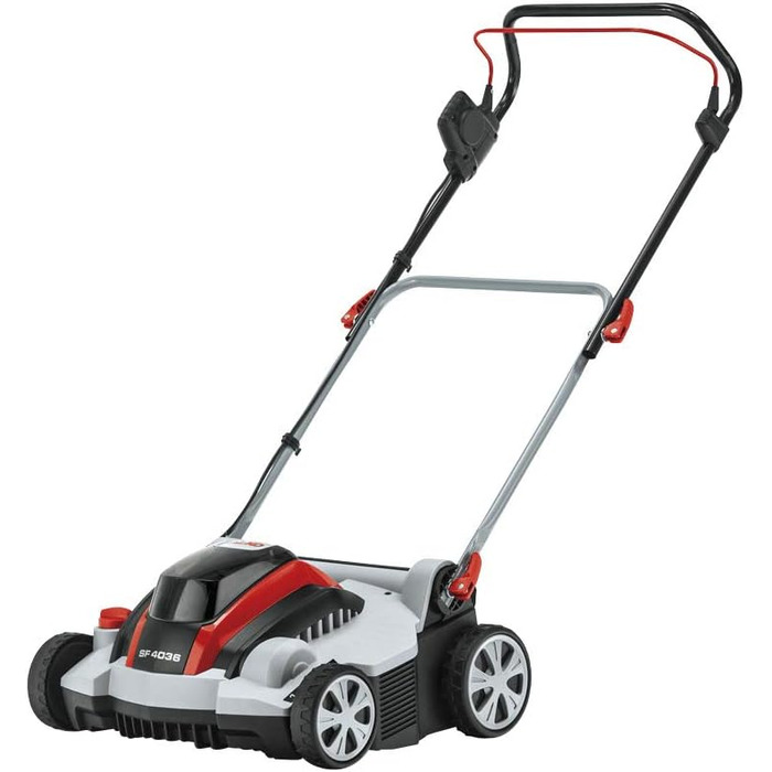 Аератор газону AL-KO SF 4036, ширина захвату 36 см, вал-аератор з 12 ножами, для площі до 250 м (без акумулятора/зарядного пристрою)