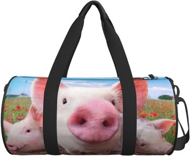 Дорожня сумка-порося, мила та кумедна, спортивна сумка для чоловіків та жінок, сумка для подорожей, спортивний баул
