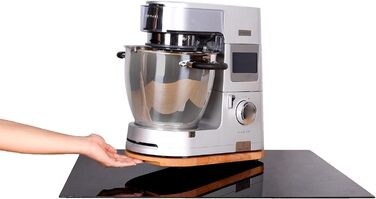Розсувна дошка GZ Design Premium для аксесуарів Kenwood Coocking Chef XL - Дерево - Бук - Дуб - Зроблено в Німеччині (Дуб)