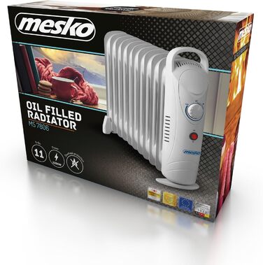 Електричний обігрівач масляного радіатора, радіатор, нагрівальний блок, 11 ребер, 1200 Вт