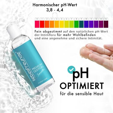 На водній основі - Без парабенів - Ніжний лубрикант для жінок і чоловіків I Інтимний гель, 150 мл