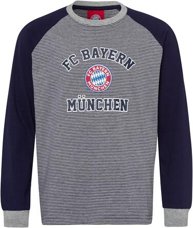 Піжама ФК Баварія Мюнхен Дитяча Смугаста Синьо-сіра 152