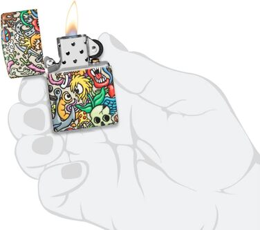 Кишенькова запальничка Zippo Crazy Collage 540 кольорів Crazy Collage у 540 кольорах