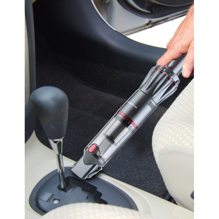 Ручний пилосос, ПП, нержавіюча сталь, антрацит, 28178