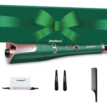 Автоматична плойка, автоматична плойка Janelove великі локони для довгого волосся, негативний іонний бігуді з 4 температурами 25 м