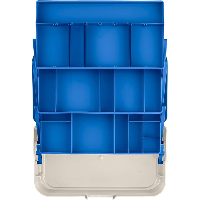 Коробка для рибальських снастей унісекс для дорослих, біло-синя, 396 x 235 x 203 мм, 145585