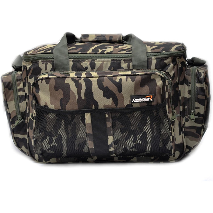 Велика утеплена сумка для риболовлі Carp Bag Camouflage