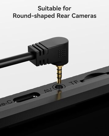 Довший змінний кабель камери заднього виду 15 м/50 футів для камери приладової панелі з дзеркалом WOLFBOX G840S/G840H/G850/G900/G930/i07 (не підходить для інших режимів)