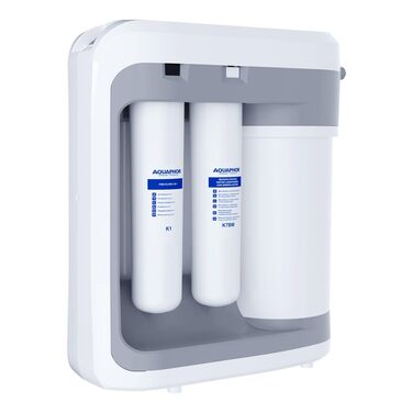 Система зворотного осмосу AQUAPHOR RO-202S - Система зворотного осмосу на 380 літрів на добу з мікробним бар&39єром і мінералізацією - резервуар для води на 5 літрів і одноходовий кран