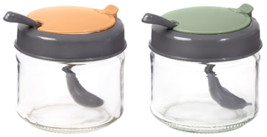 Спецівниця Herevin 2024 Colours Conical Spice Jar з ложкою MIX 0.3 л (131018-150) (7053606)