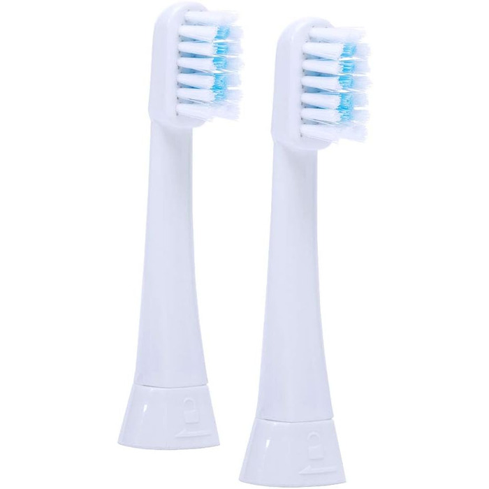 Змінні насадки для щіток плоскі середні - змінні щітки для ультразвукової зубної щітки Megasonex M8, 2 шт., MEGASONEX M8