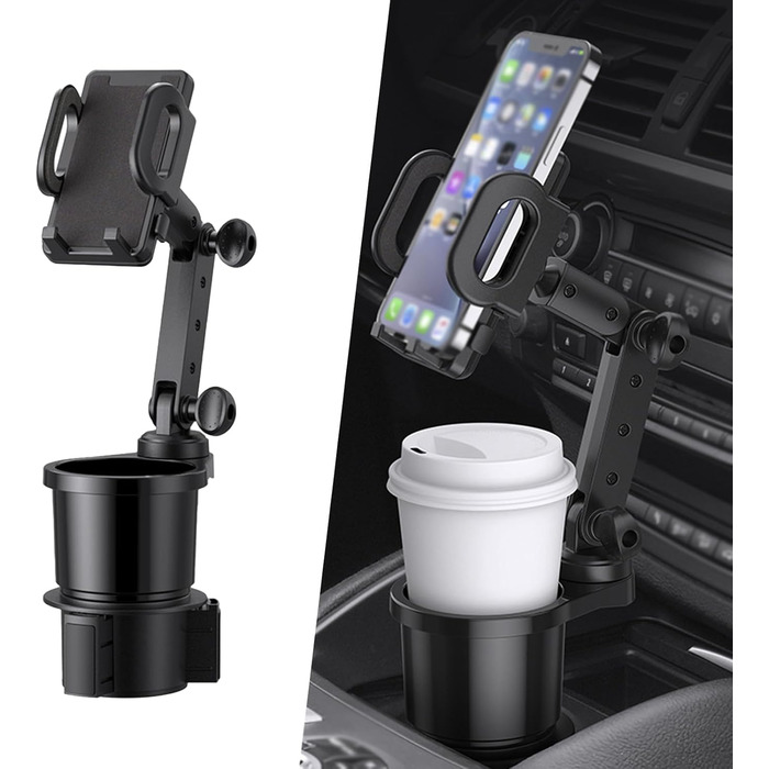 Автомобільний тримач для чашки, тримач для мобільного телефону, універсальний регульований тримач для чашки, універсальна автомобі
