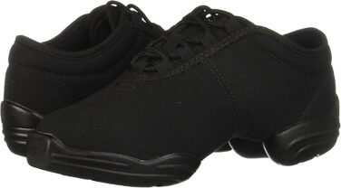 Жіночі парусинові танцювальні кросівки Capezio 37 EU чорного кольору