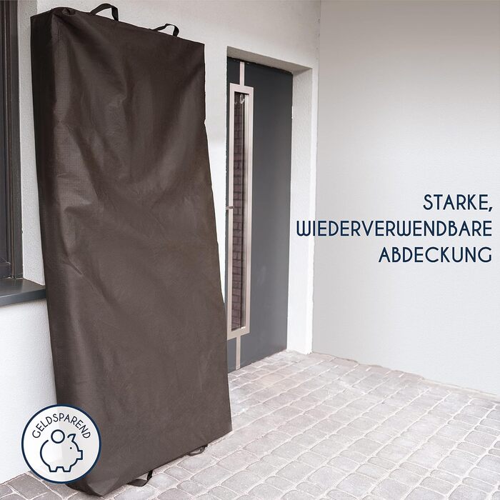 Чохол для матраца 90 x 200 см для зберігання та перевезення, Dreamzie (Виготовлено в ЄС та сертифіковано Oeko-TEX - товщина 25 см) - Сумка для зберігання матраців на блискавці, 90 x 200 см (товщина 25 см)