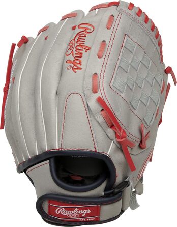 Бейсбольна рукавичка Rawlings Sure Catch Mike Trout Signature для дітей, 28 см, сітчастий дизайн, для метання правою рукою