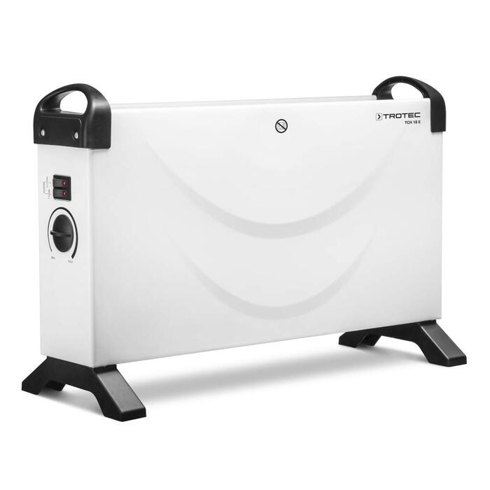 Конвекторний обігрівач TROTEC TCH 18 E Теплова потужність 750 Вт / 1250 Вт / 2000 Вт Електричний радіатор з 3 рівнями нагріву
