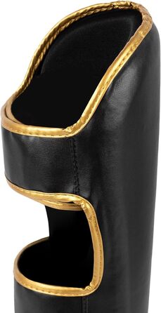 Захисні чохли для гомілок Venum для дорослих Challenger 2.0 L чорні/золоті