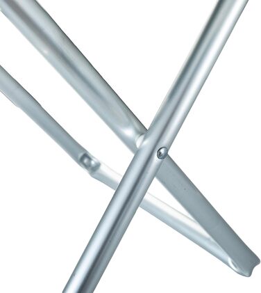 Алюмінієвий стілець зі стільницею з МДФ та підносом, 40x40x47 см. Складаний алюмінієвий стілець, кемпінговий стілець, рибальський стілець, кемпінговий стіл, стіл для кемпера, стіл для каравану, складаний, зручний бічний столик. 1