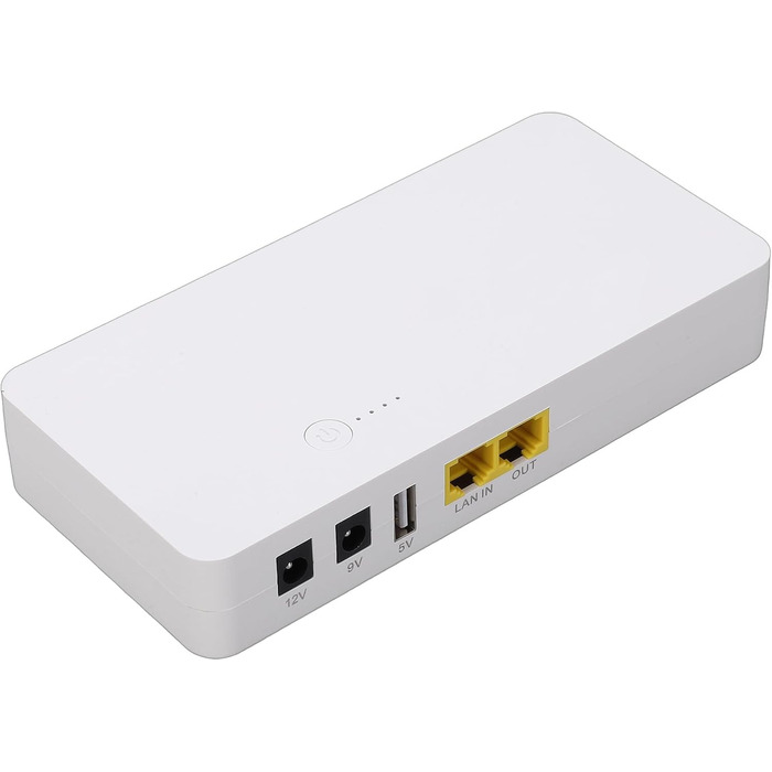 Акумулятор резервного живлення для WiFi-роутера/USV, 8000 мАг, 24В POE, DC 12В/9В/5В, джерело безперебійного живлення для дому (модем, CCTV-камера, смартфон), USB-вихід 5В 2.5А, без перемикання, багатофункціональний