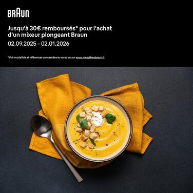 Занурювальний блендер Braun Serie 3 MQ30051MWH