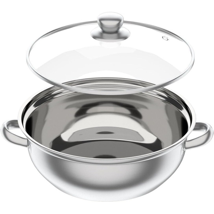 Пароварка з нержавіючої сталі Пароварка Пароварка Набір каструль скляна кришка з парою Овочева та картопляна запіканка Каструлі дл